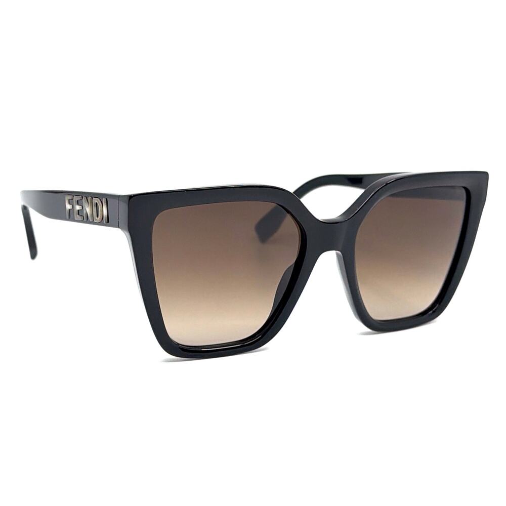 New FENDI Sunglasses FE40086I 01F Authentic